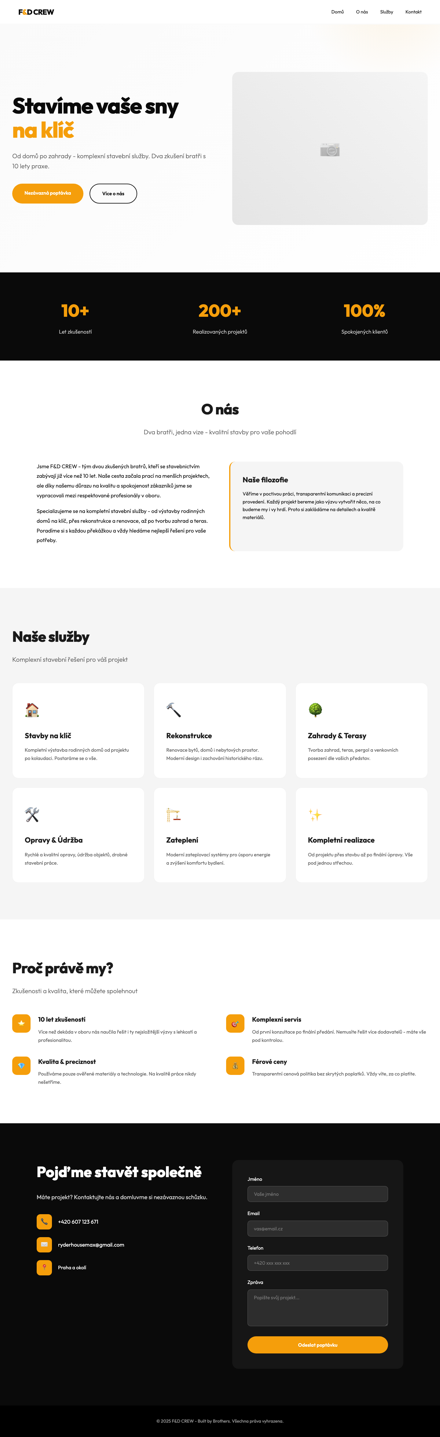 F&D Web - Minimal Style