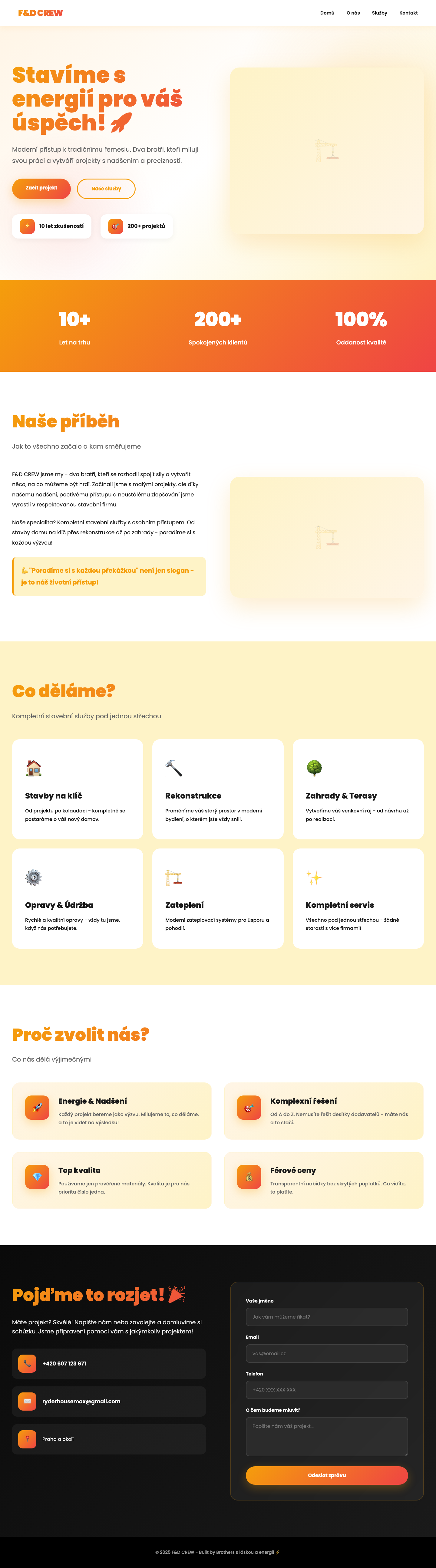 F&D Web - Modern Style