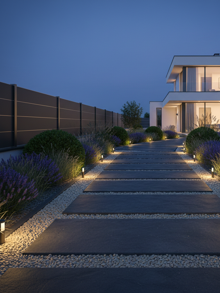 3D Vizualizace — Zahradní chodník