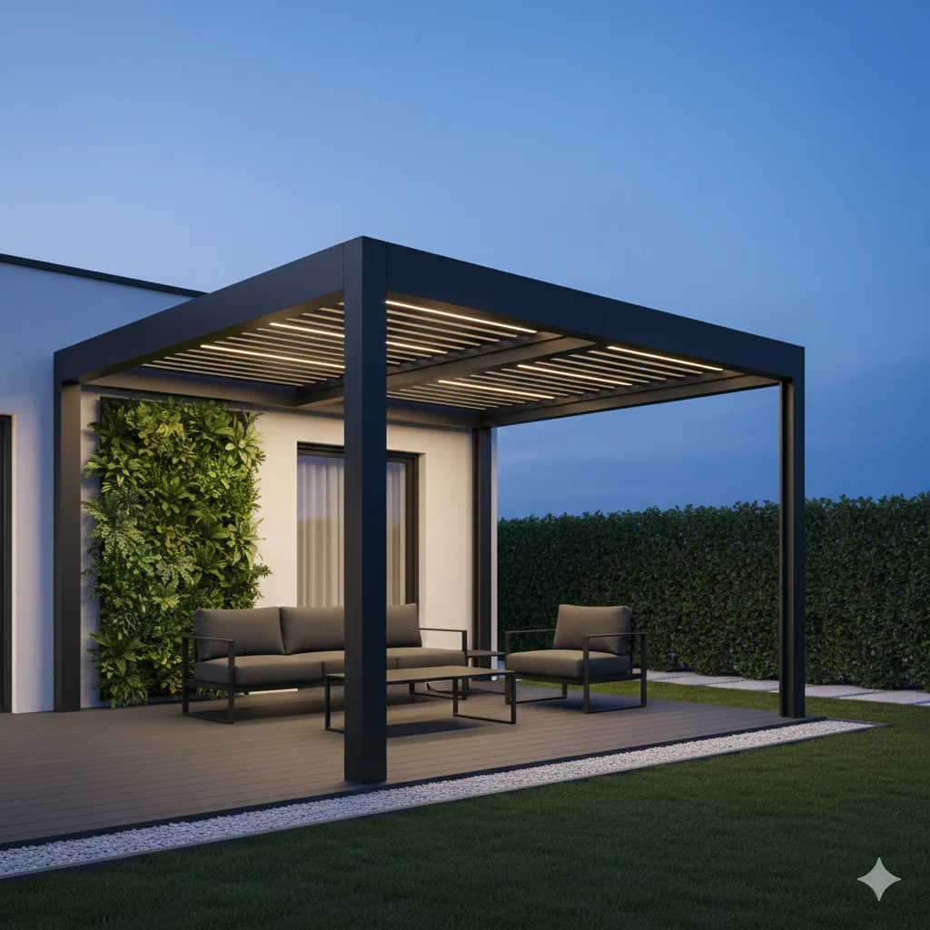 3D Vizualizace — Pergola lounge