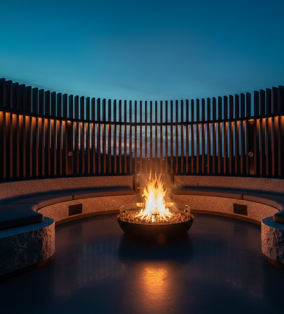 3D Vizualizace — Ohniště